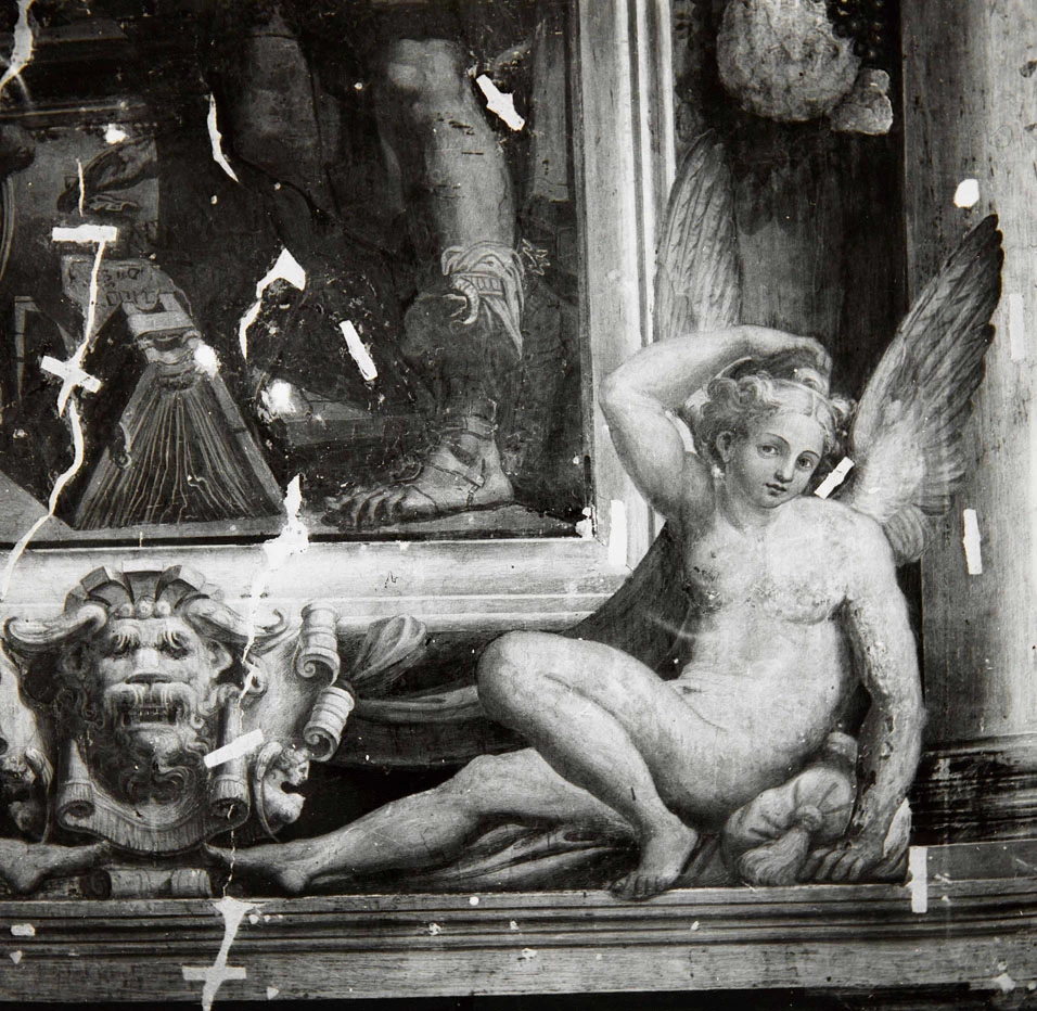 Perin del Vaga - Alessandro Magno pone in salvo gli scritti di Omero, Castel Sant'Angelo, Roma 9